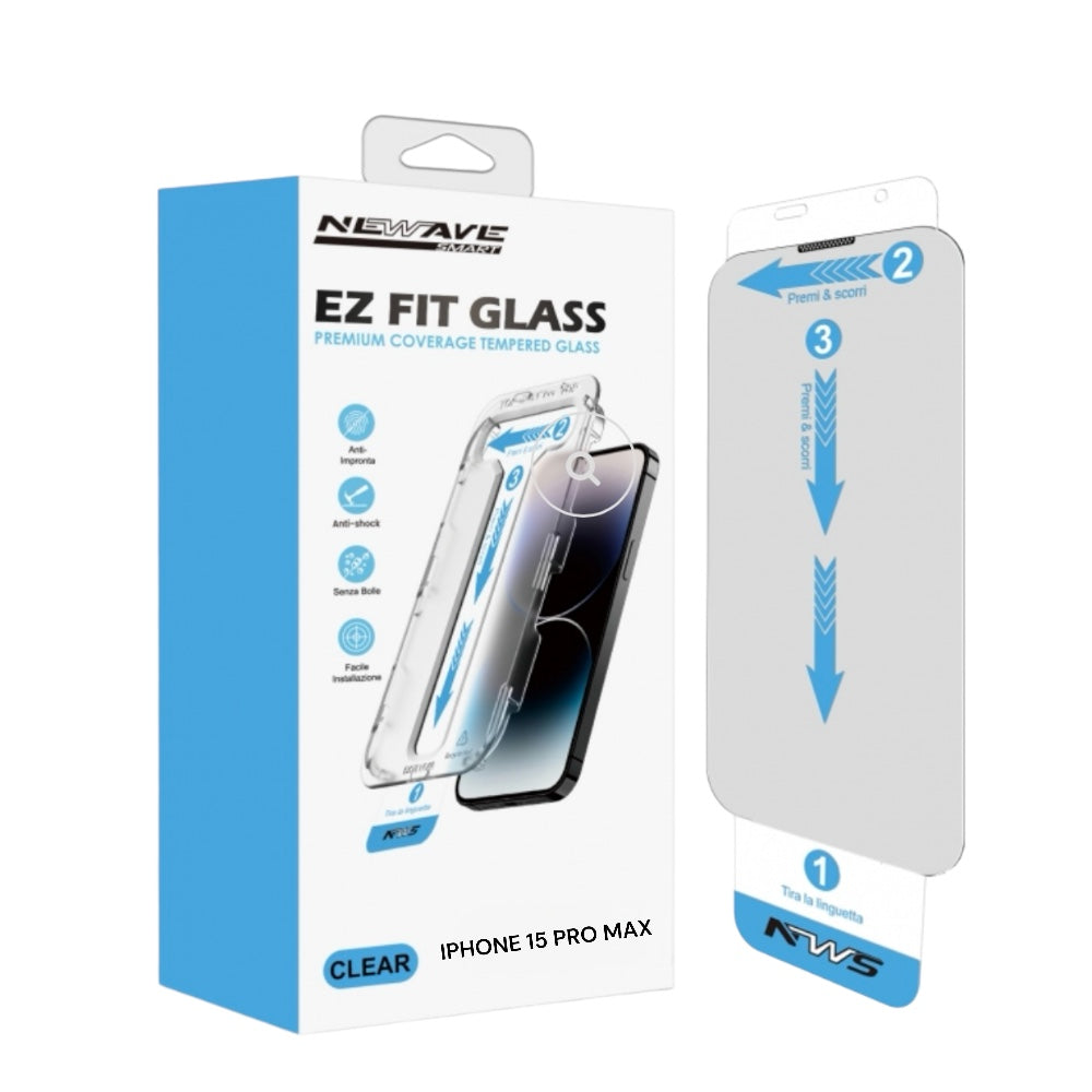 IPHONE 15 PRO MAX PELLICOLA CLEAR EZ FIT