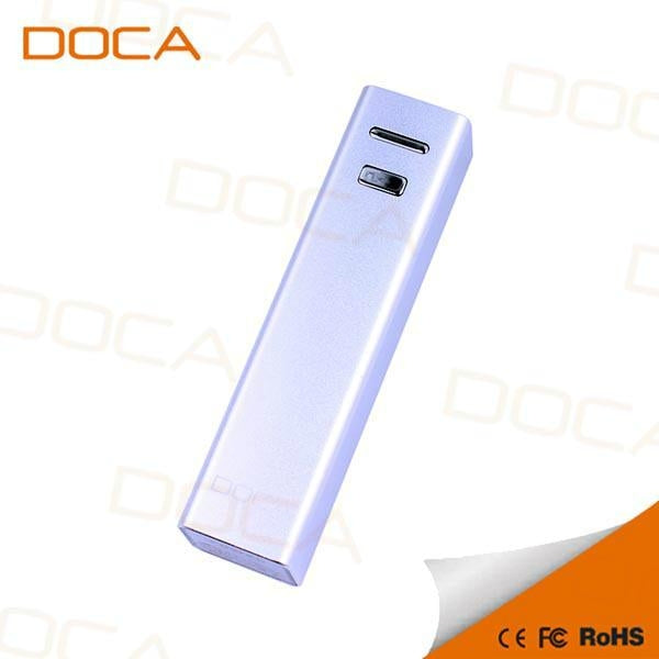 POWER BANK DOCA 2600 MAH SILVER
