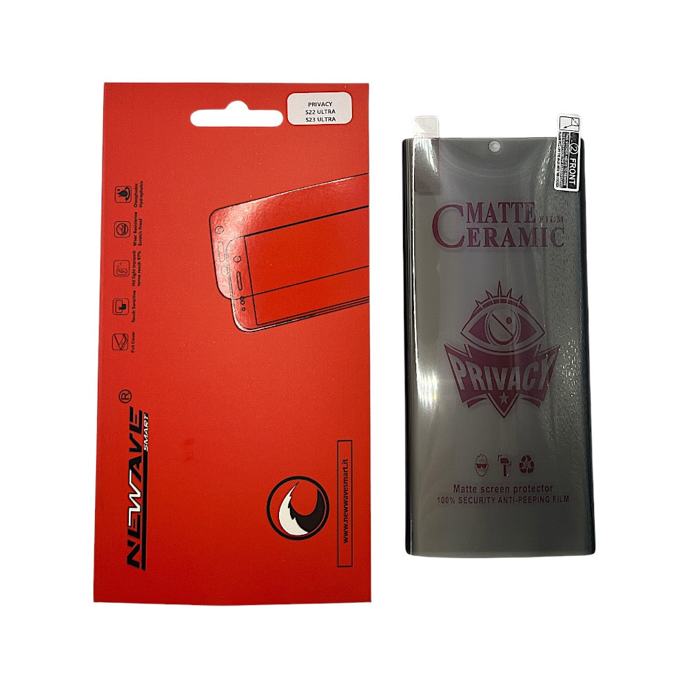 GALAXY S23 ULTRA PELLICOLA PRIVACY CERAMICA