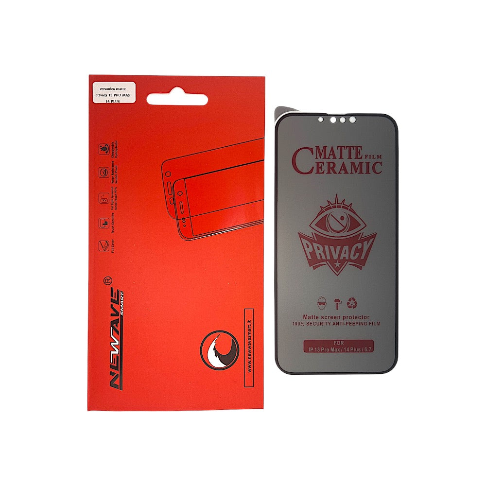 IPHONE 13 PRO MAX PELLICOLA PRIVACY CERAMICA 14PLU