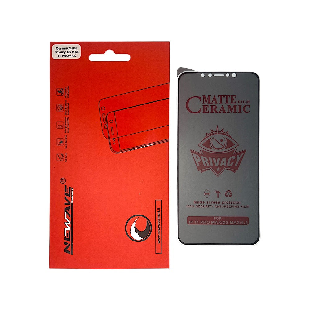 IPHONE XS MAX PELLICOLA PRIVACY CERAMICA 11PROMAX