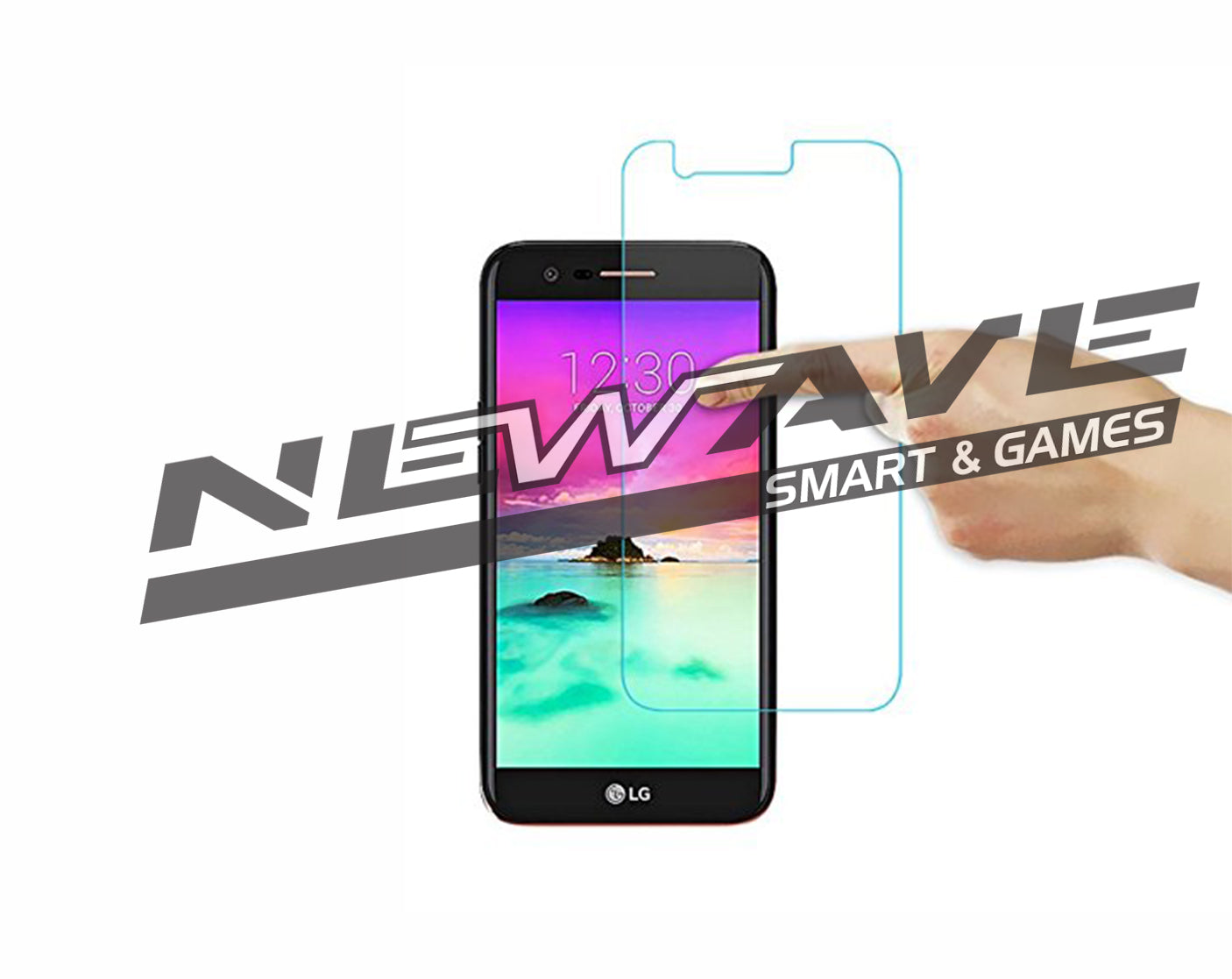 LG K10 2017 PELLICOLA IN VETRO TEMPERATO