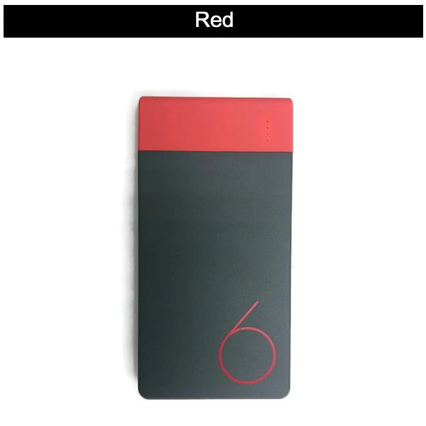 POWER BANK P3 ROCK SPACE 6000 MAH RED E NERO