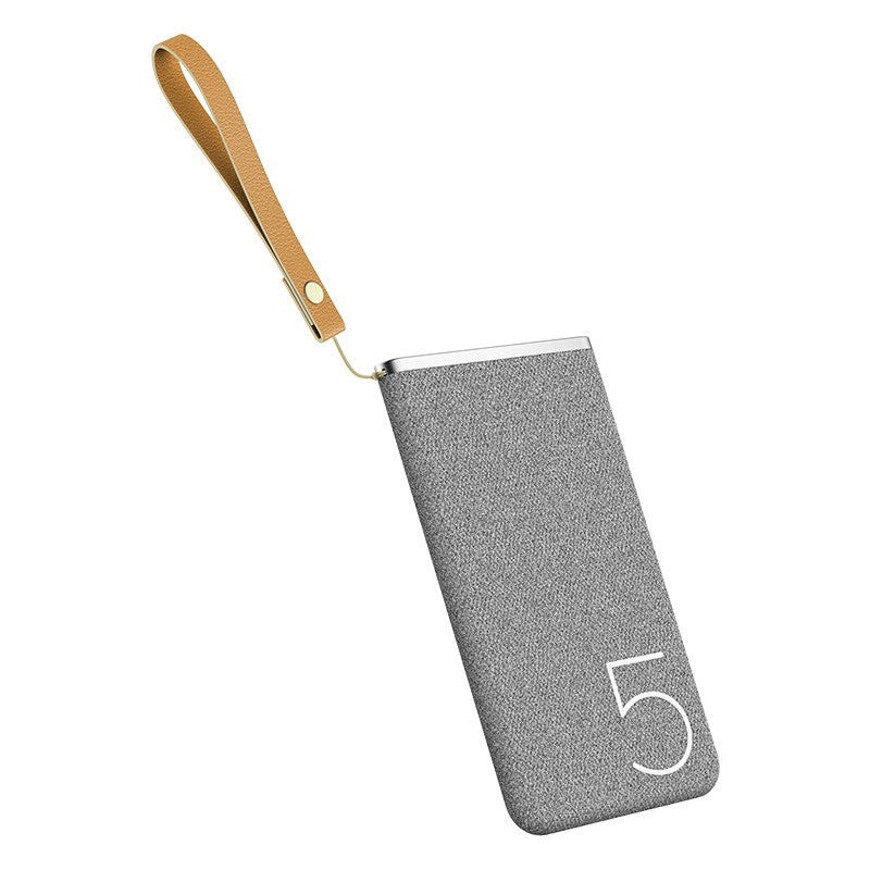 POWER BANK SACK GREY 5000 MAH ROCK SPACE