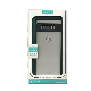 GALAXY NOTE 8 CUSTODIA MANT SERIES BLACK USAMS