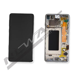 GALAXY S10 LCD SERVICE PACK WHITE G973F
