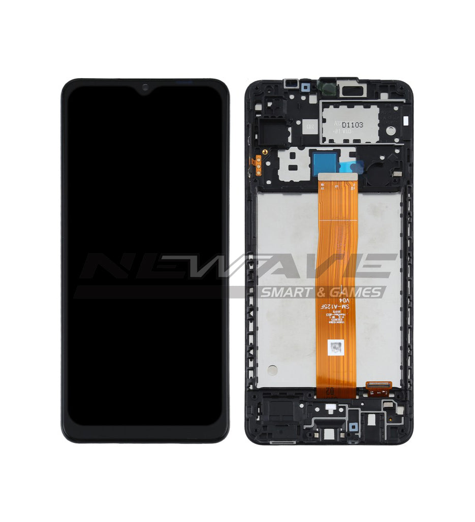 GALAXY A12 2020 LCD SERVICE PACK CON FRAME NWS