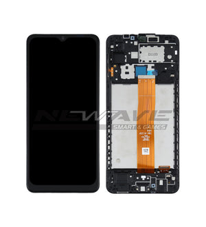 GALAXY A12 2020 LCD SERVICE PACK CON FRAME NWS