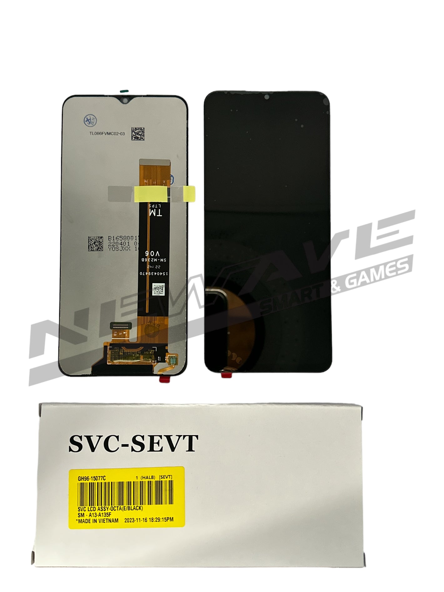 GALAXY A13 4G LCD SERVICE PACK BLACK NF A135