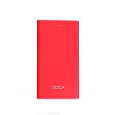 POWER BANK DOCA 6500 MAH RED