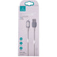 CAVO USB TO LIGHTNING BICOLOR WHITE 1MT USAMS SJ59