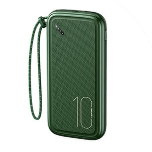 POWER BANK DOPPIA USCITA 10000MAH GREEN PB56