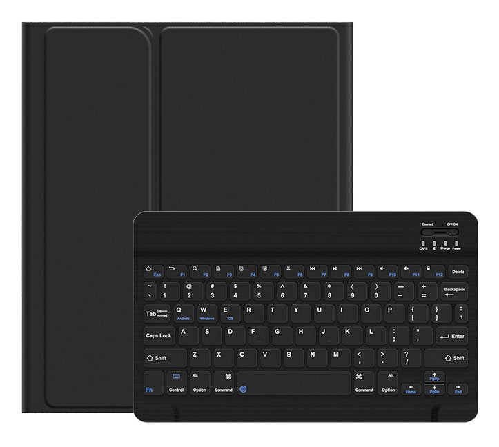 IPAD 7TH 8TH 9TH CUSTODIA BLACK + KEYBOARD BLACK