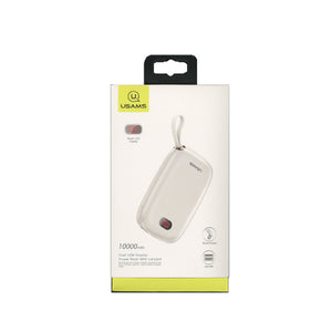 POWER BANK CON DISPLAY 10000 MAH WHITE PB17 USAMS