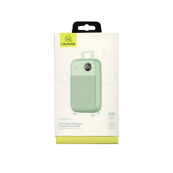 POWER BANK DUAL USB 1000MHA CYAN PB29 USAMS
