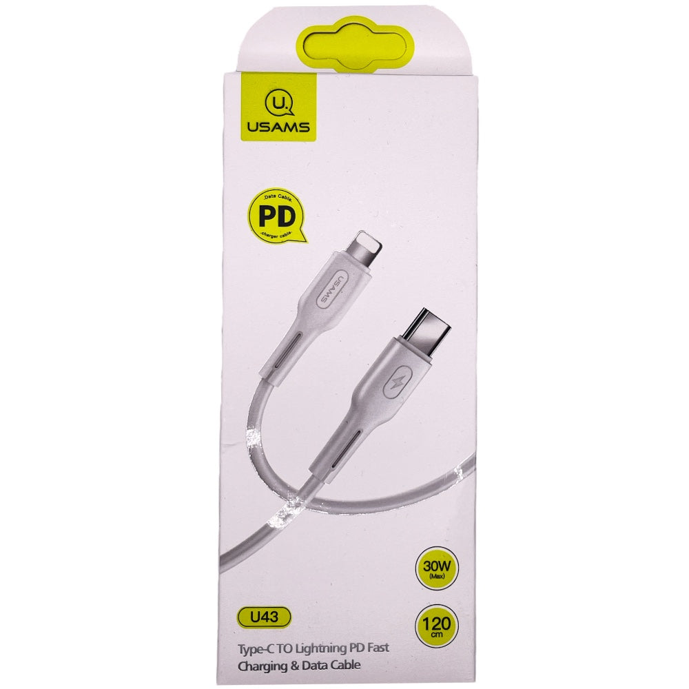 CAVO TYPE-C LIGHTNING RICAR + DATI 1.2M U43 USAMS