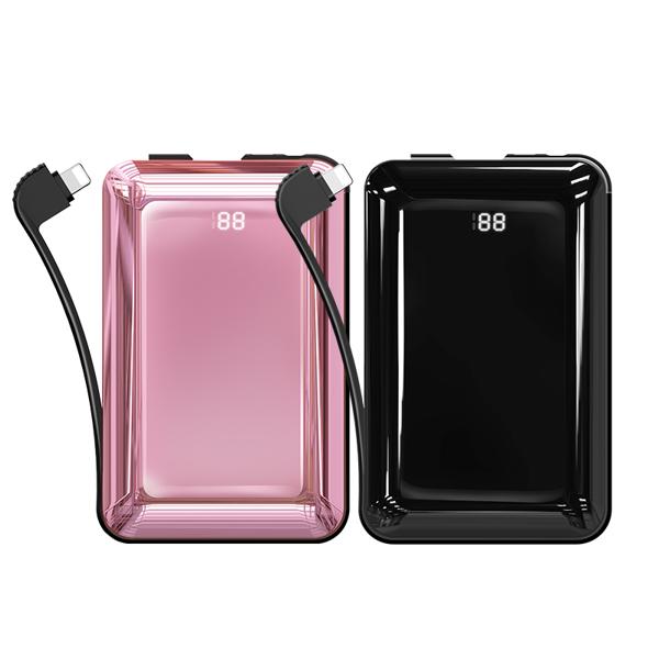 POWER BANK CON CAVO LIGHTNIG 8000 MAH PINK PB40 US