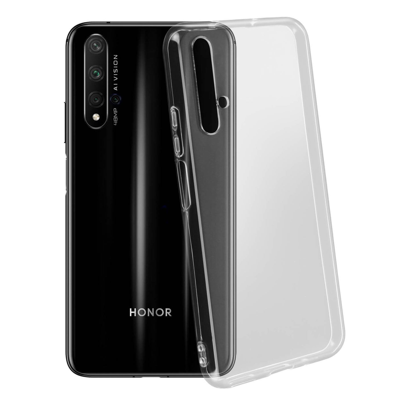 HUAWEI NOVA 5T CUSTODIA IN TPU TRASPARENTE