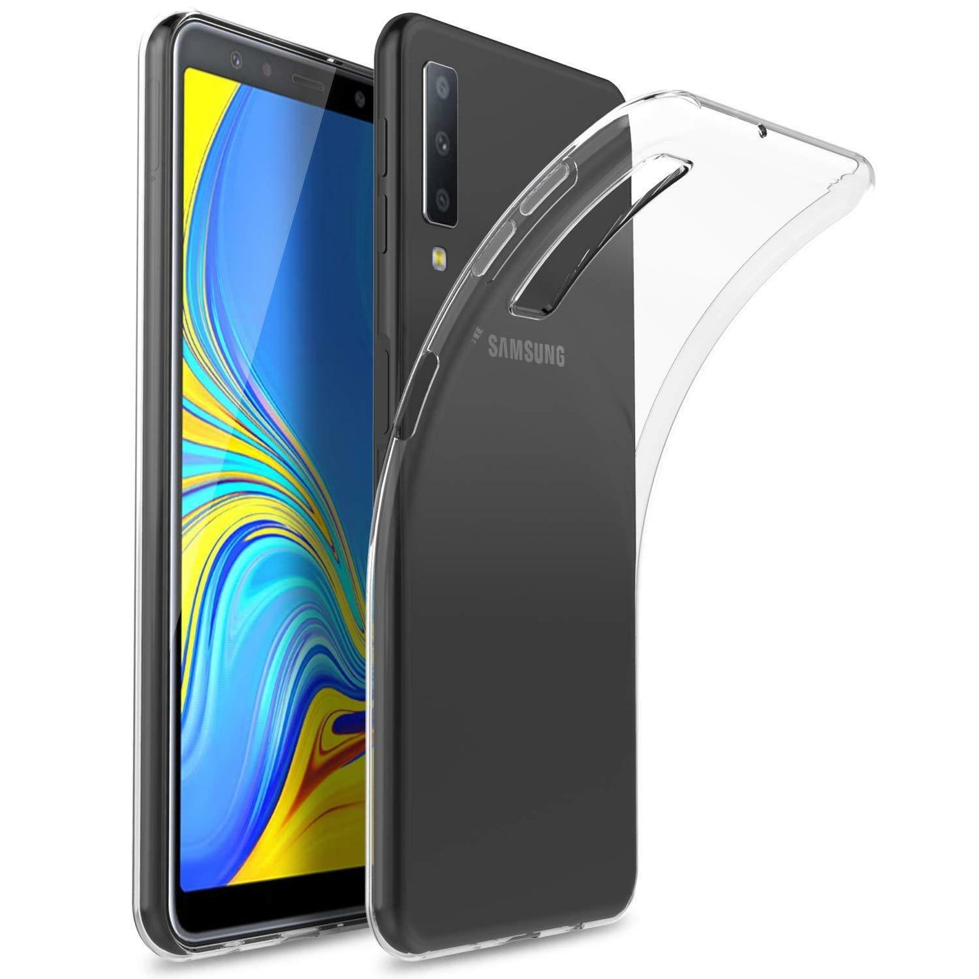 GALAXY A7 (2018) COVER IN TPU TRASPARENTE