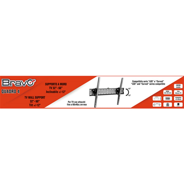 SUPPORTO PER TV QUADRO 4 32 60 POLLICI BRAVO