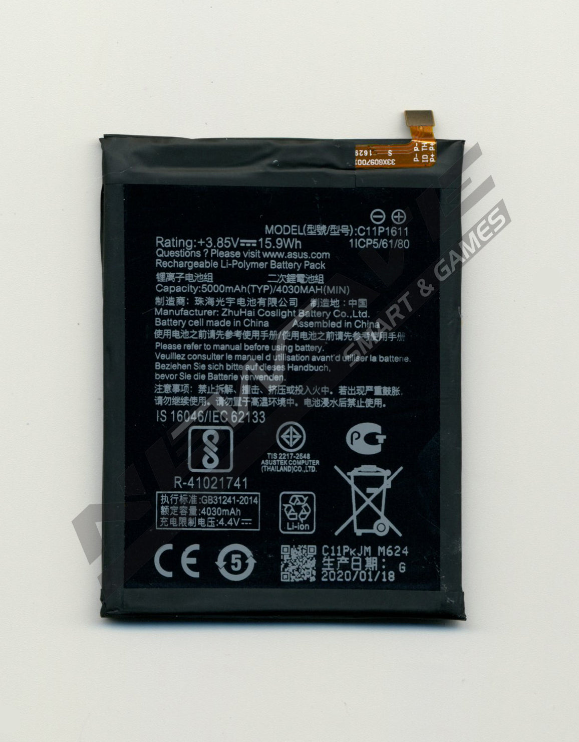 ASUS ZENFONE 3 MAX BATTERIA ORIGINAL QUALITY ZC520