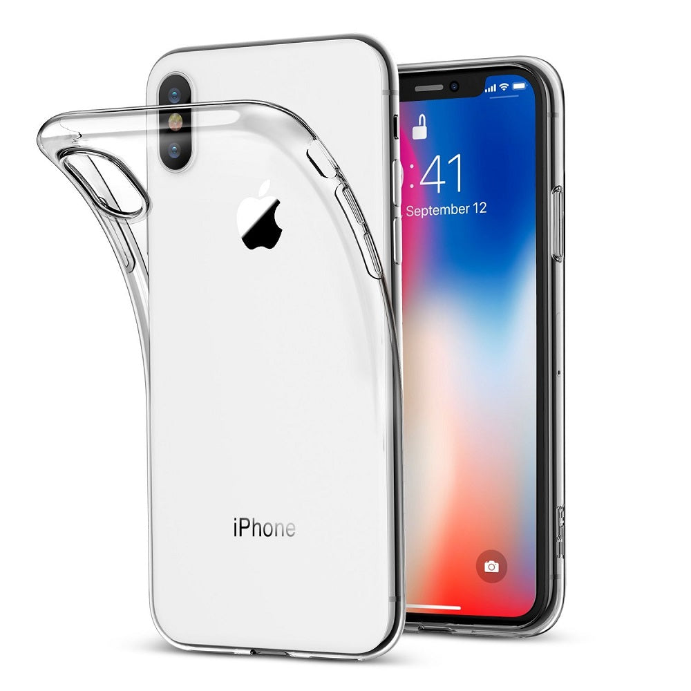 IPHONE X CUSTODIA IN TPU TRASPARENTE