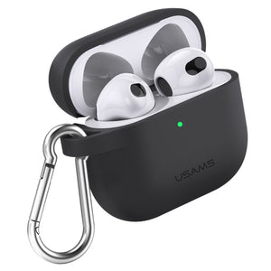 AIRPODS 3 CUSTODIA IN SILICONE BLACK US BH741 USAM