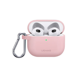 AIRPODS 3 CUSTODIA IN SILICONE PINK US BH741 USAMS