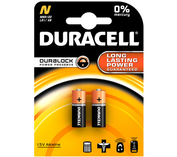 DURACELL ALKALINE N MN9100 1.5V X2