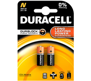 DURACELL ALKALINE N MN9100 1.5V X2