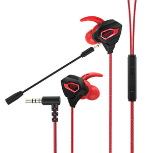 AURICOLARE IN EAR GAMING RED EP 27 USAMS HSEP2701