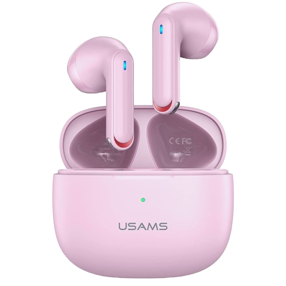 AURICOLARE TWS PINK  DUAL MIC USAMS NX10 BTS 2