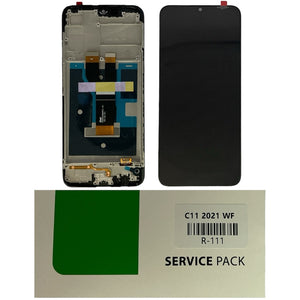 REALME C11 2021 LCD SERVICE PACK CON FRAME