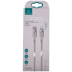 CAVO DA TYPE C A LIGHTNING 20W US SJ566 BIANCO