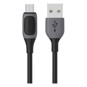 CAVO MICRO 2A USB BICOLOR BLACK 1M USAMS SJ597