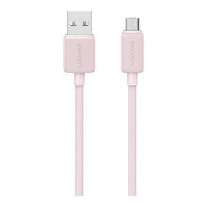 CAVO USB TO MICRO STRIPED PINK 1MT USAMS SJ690