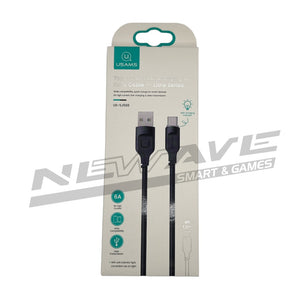 CAVO TYPE C 6A FAST CHARGING NERO US SJ568