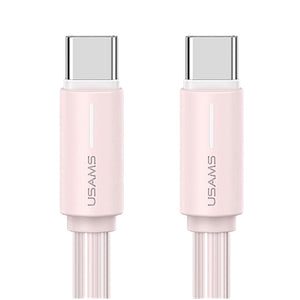 CAVO TYPE C TO TYPE C BICOLOR PINK 60W SJ734