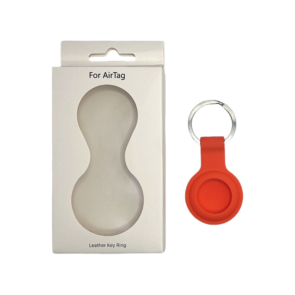 CUSTODIA IN SILICONE PER AIRTAG ORANGE