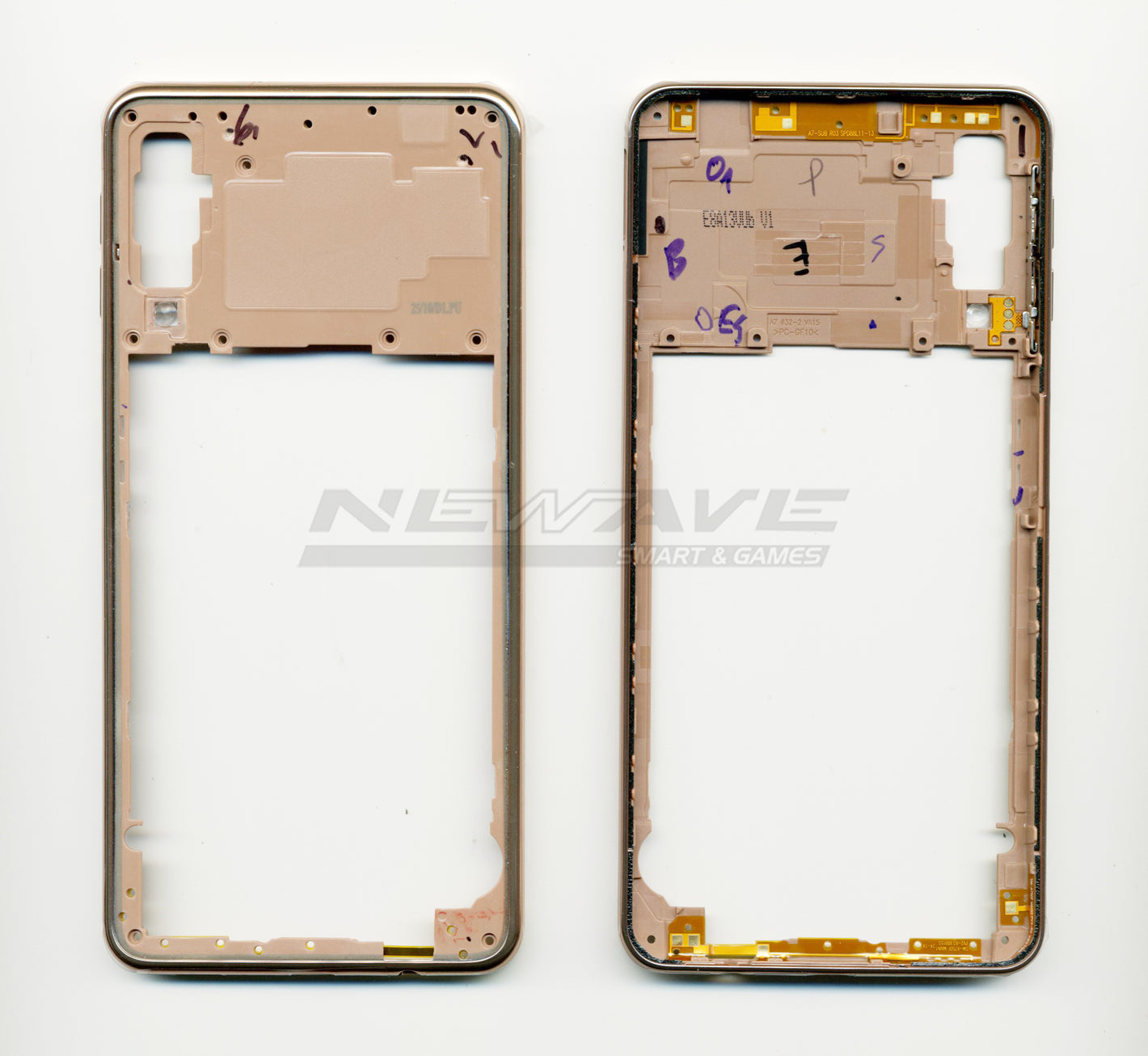 GALAXY A7 (2018) FRAME POSTERIORE GOLD A750F