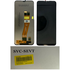 GALAXY A02S LCD SERVICE PACK BLACK A025G SENZA FRA