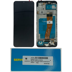 GALAXY A03 LCD SERVICE PACK CON FRAME NWS A035G