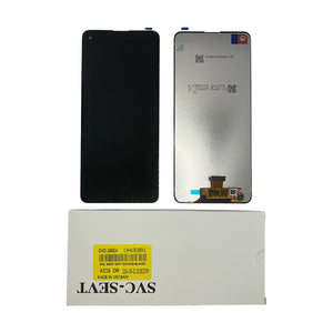 GALAXY A21S LCD SERVICE PACK BLACK SENZA FRAME