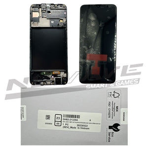 GALAXY A30S LCD SERVICE PACK BLACK A307F