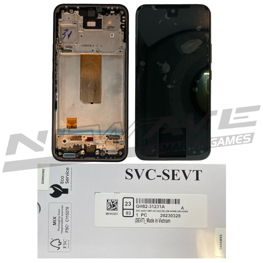 GALAXY A54 5G 2023 LCD SERVICE PACK BLACK