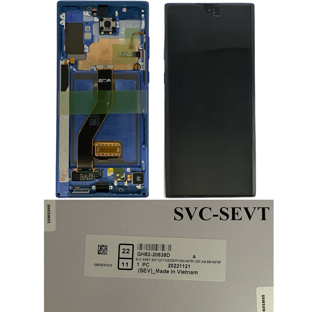 GALAXY NOTE 10 PLUS LCD SERVICE PACK BLUE N975F