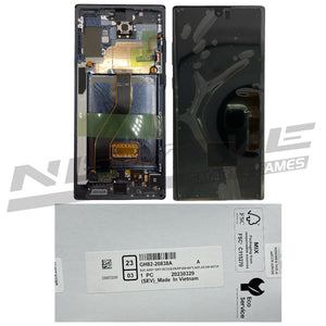 GALAXY NOTE 10 PLUS LCD SERVICE PACK BLACK N975F