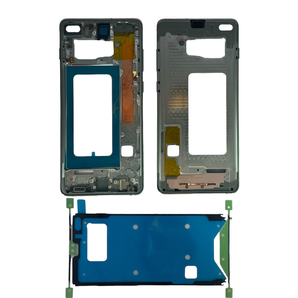GALAXY S10 PLUS MIDDLE FRAME GREEN + ADESIVO