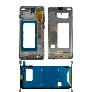GALAXY S10 PLUS MIDDLE FRAME SILVER + ADESIVO