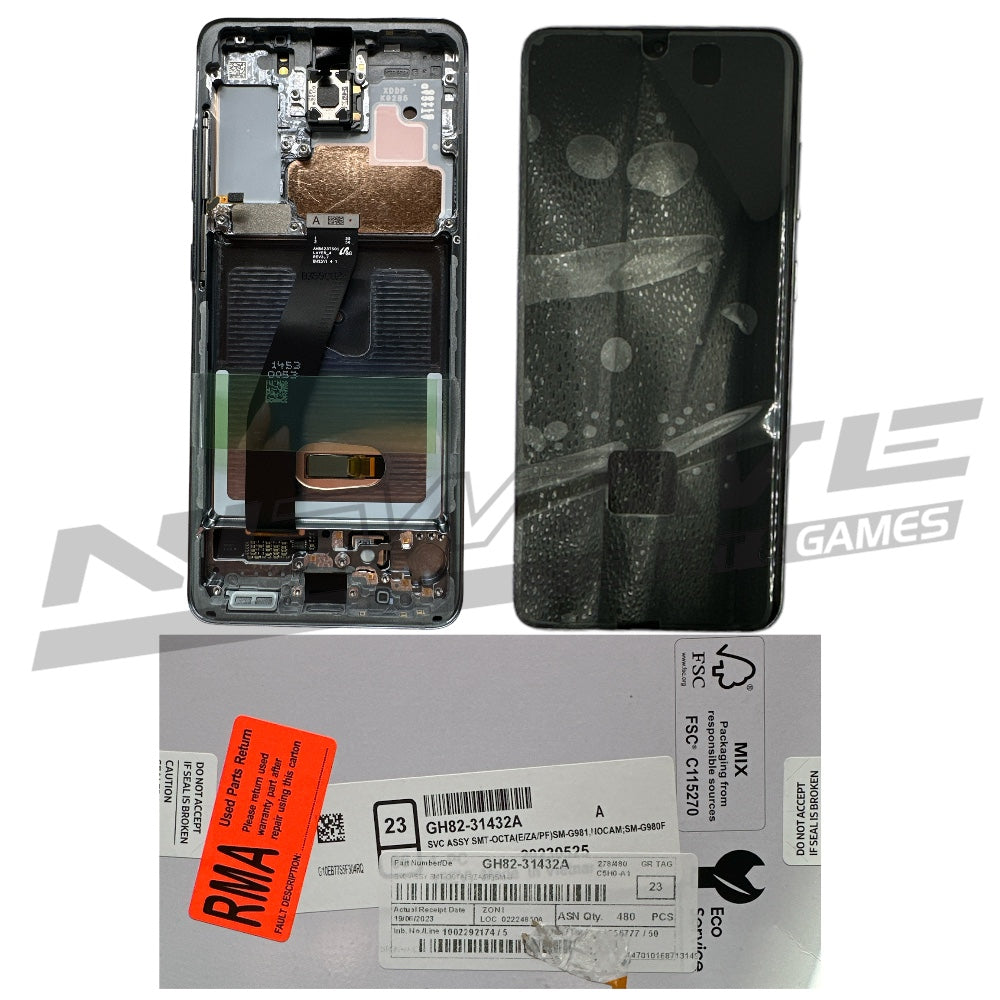GALAXY S20 LCD SERVICE PACK GRAY G980F